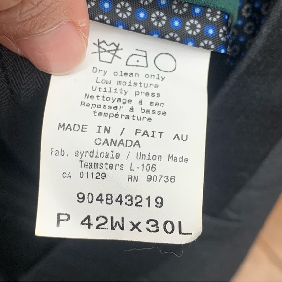 Lauren Ralph Lauren Gray Dress Pants Flat Front - Picture 4 of 5